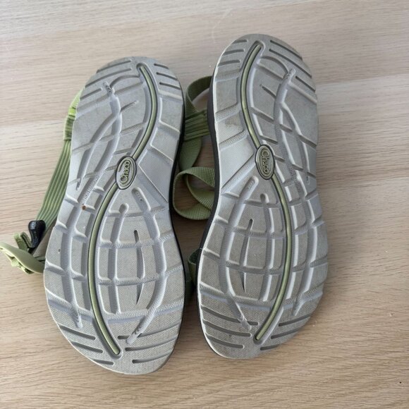 Chaco Womens Z/Cloud Sandals Olive Green Size 9 Adjustable Straps Durable Sole - Picture 4 of 5